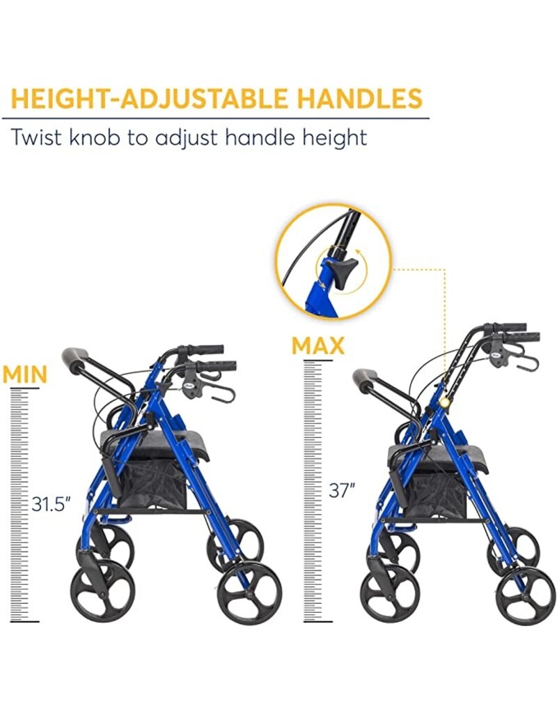 Drive/Devilbiss Duet Rollator/Transport Chair