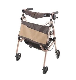 Signature Life Elite Travel Rollator Champagne Gold