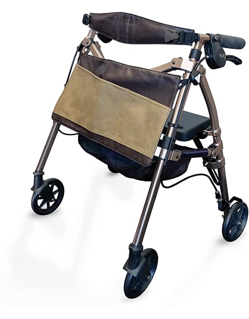 Signature Life Micro Elite Travel Rollator Champagne Gold
