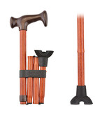 Folding Cane with Mini Quad Tip