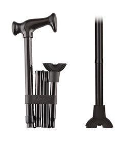 Folding Cane with Mini Quad Tip