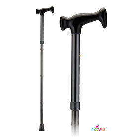 Folding Cane with Wood Grip Handle