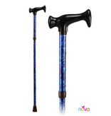 Nova Ortho-Med, INC. Folding Cane with Wood Grip Handle
