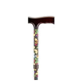 Nova Ortho-Med, INC. Folding Cane with Wood Grip Handle