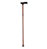 Nova Ortho-Med, INC. Folding Cane with Wood Grip Handle