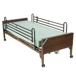 Drive/Devilbiss Delta™ Ultra- Light 1000, Semi-Electric Bed w/ Innerspring Mattress and Full Rails