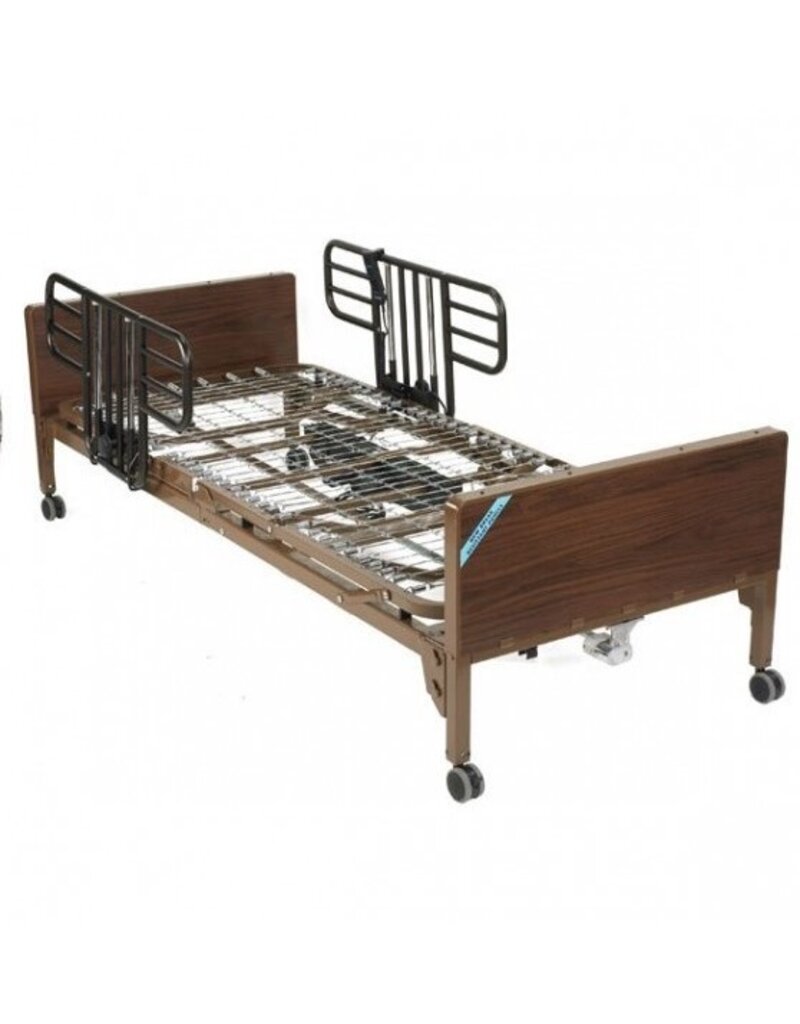 Drive/Devilbiss Delta™ Ultra- Light 1000, Semi-Electric Bed w/ Innerspring Mattress and Full Rails