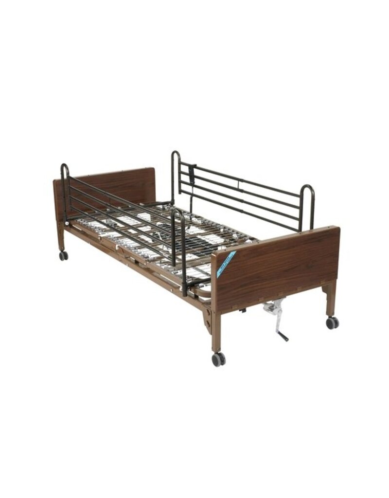 Drive/Devilbiss Delta™ Ultra- Light 1000, Semi-Electric Bed w/ Innerspring Mattress and Full Rails