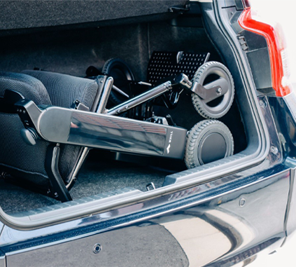 Can be quickly and easily folded up for transportation and storage