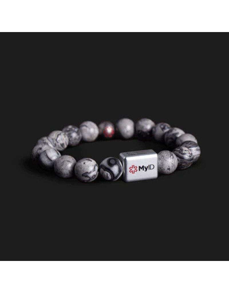 MyID Stone Medical ID Bracelet