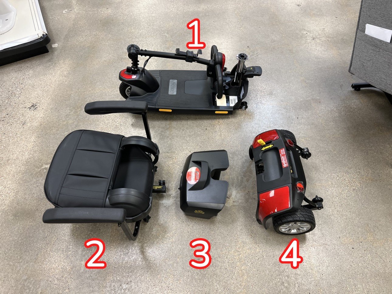 Breakdown of a Mobility Scooter
