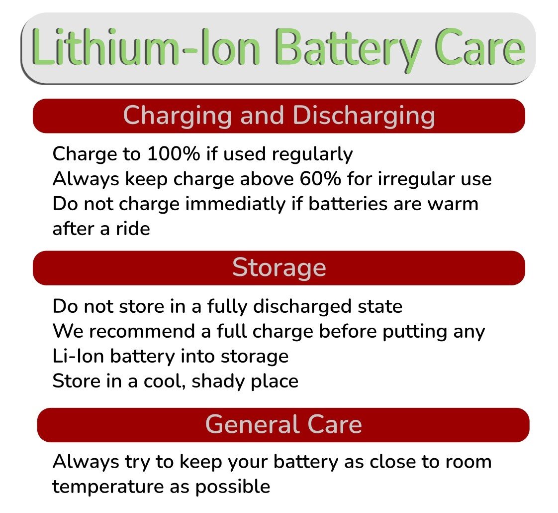 Lithium-Ion Scooter Battery Care