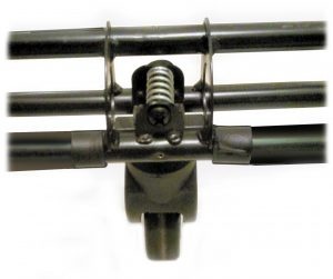 spring loaded front wheel