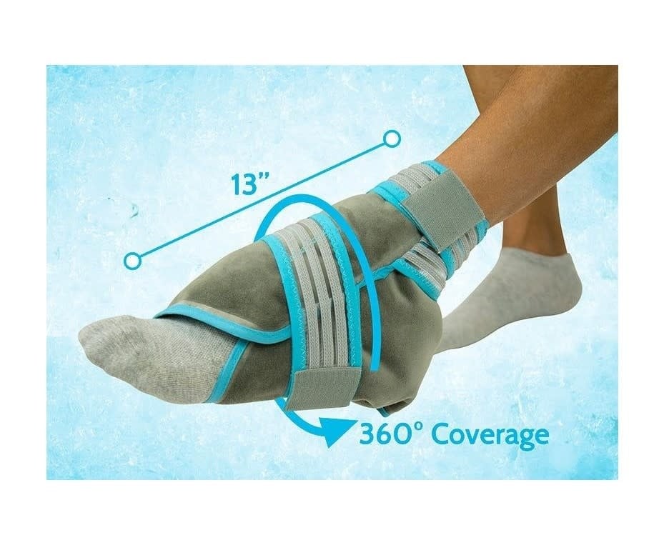 Ankle Sprain Bundle - Brace, Ice Wrap, Elevation Pillow - Vive Health