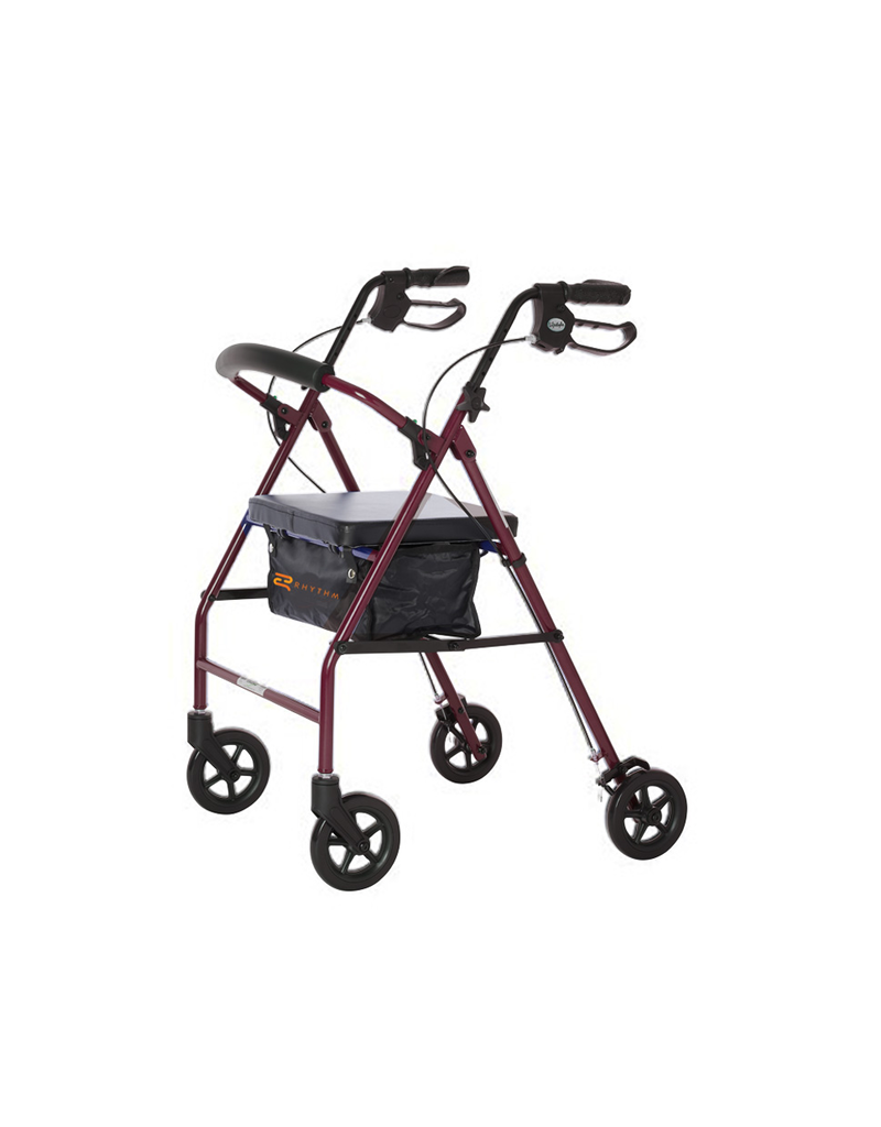 Rhythm Healthcare Royal Steel 4 Wheel Rollator