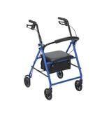 Rhythm Healthcare Steel 4 Wheel Rollator with 6" Wheels