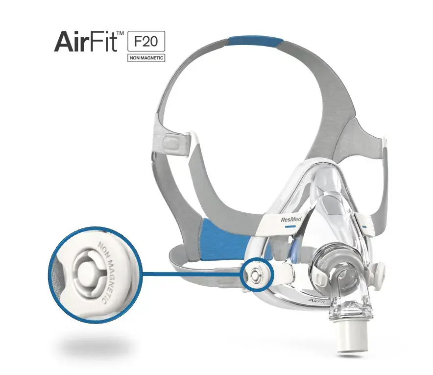AirFit F20マスク　スモール２個セット AIRFIT F20 Non-Magnetic Mask Kit - Broadway Home Medical