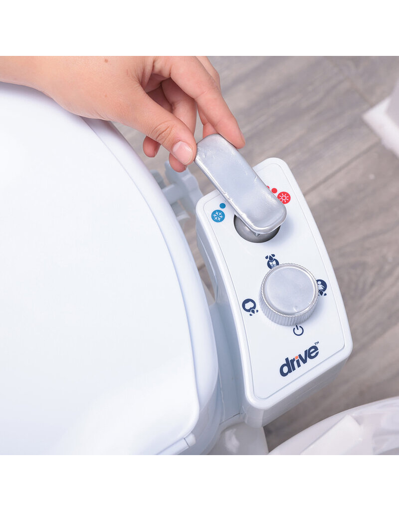 Drive/Devilbiss PreserveTech™ Raised Toilet Seat with Bidet