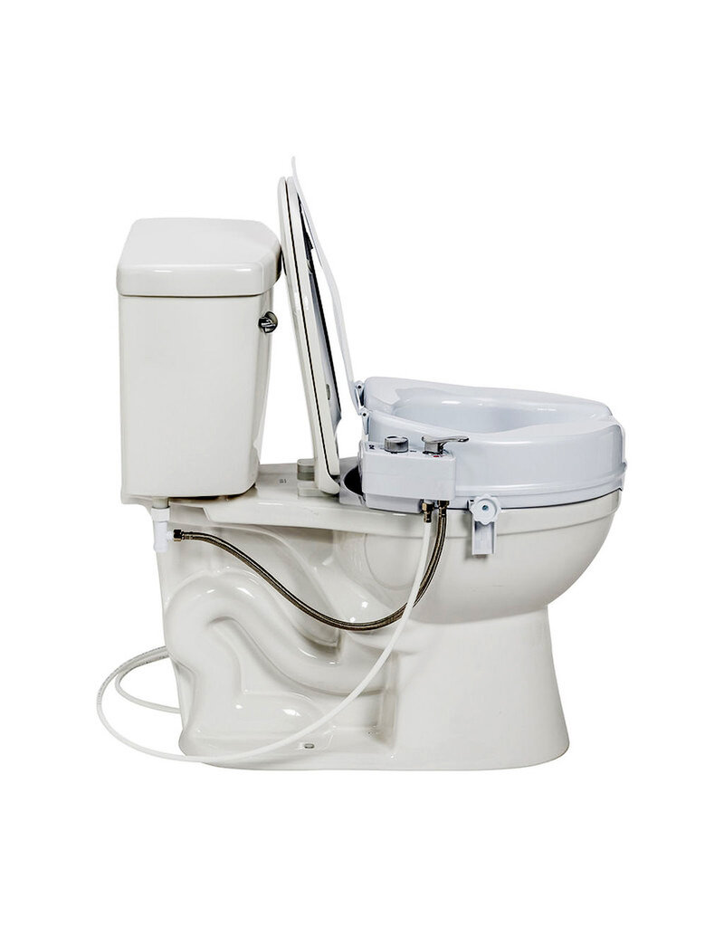 Drive/Devilbiss PreserveTech™ Raised Toilet Seat with Bidet