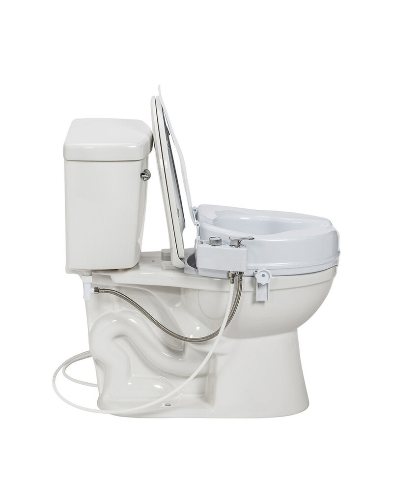 Drive/Devilbiss PreserveTech™ Raised Toilet Seat with Bidet