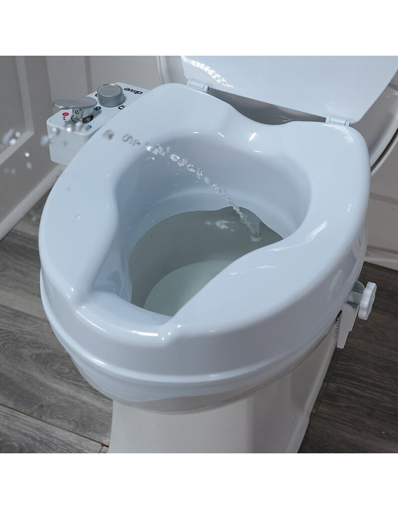 Drive/Devilbiss PreserveTech™ Raised Toilet Seat with Bidet