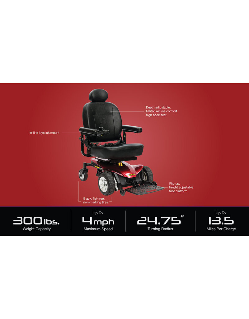 Pride Mobility Jazzy Elite ES  Electric Power Wheelchair