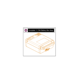 Pride Mobility GO GO Super Portable Battery, Assembly, Lithium, 11.7AH