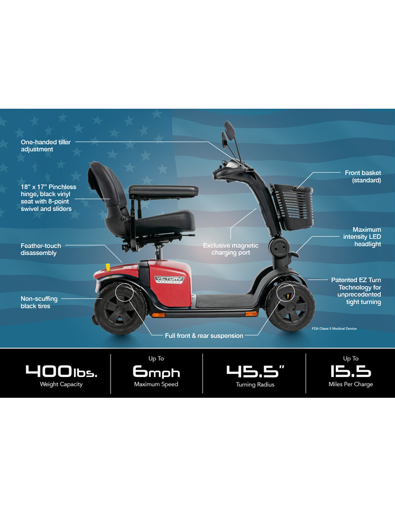 Pride Mobility Victory Platinum 4 Wheel