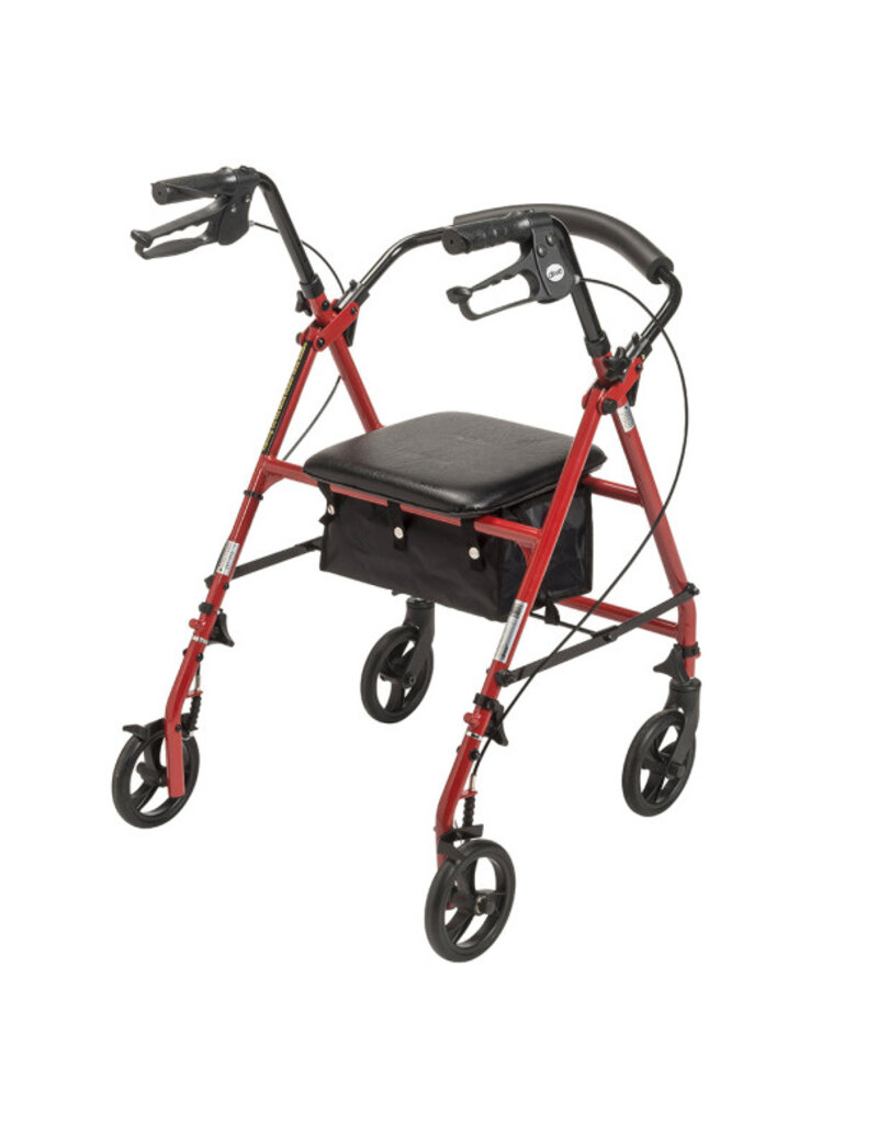 Drive/Devilbiss Steel Rollator, 6" Wheels