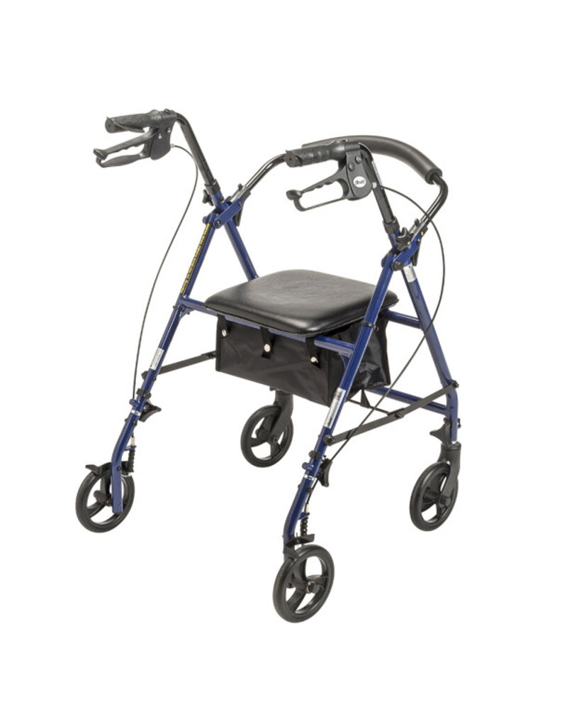 Drive/Devilbiss Steel Rollator, 6" Wheels