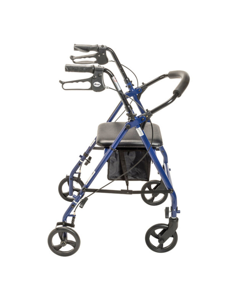 Drive/Devilbiss Steel Rollator, 6" Wheels