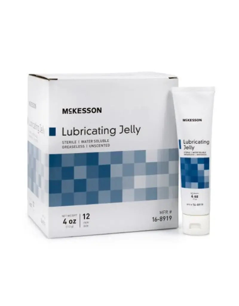 McKesson Lubricating Jelly Flip Top 4oz Tube - Box