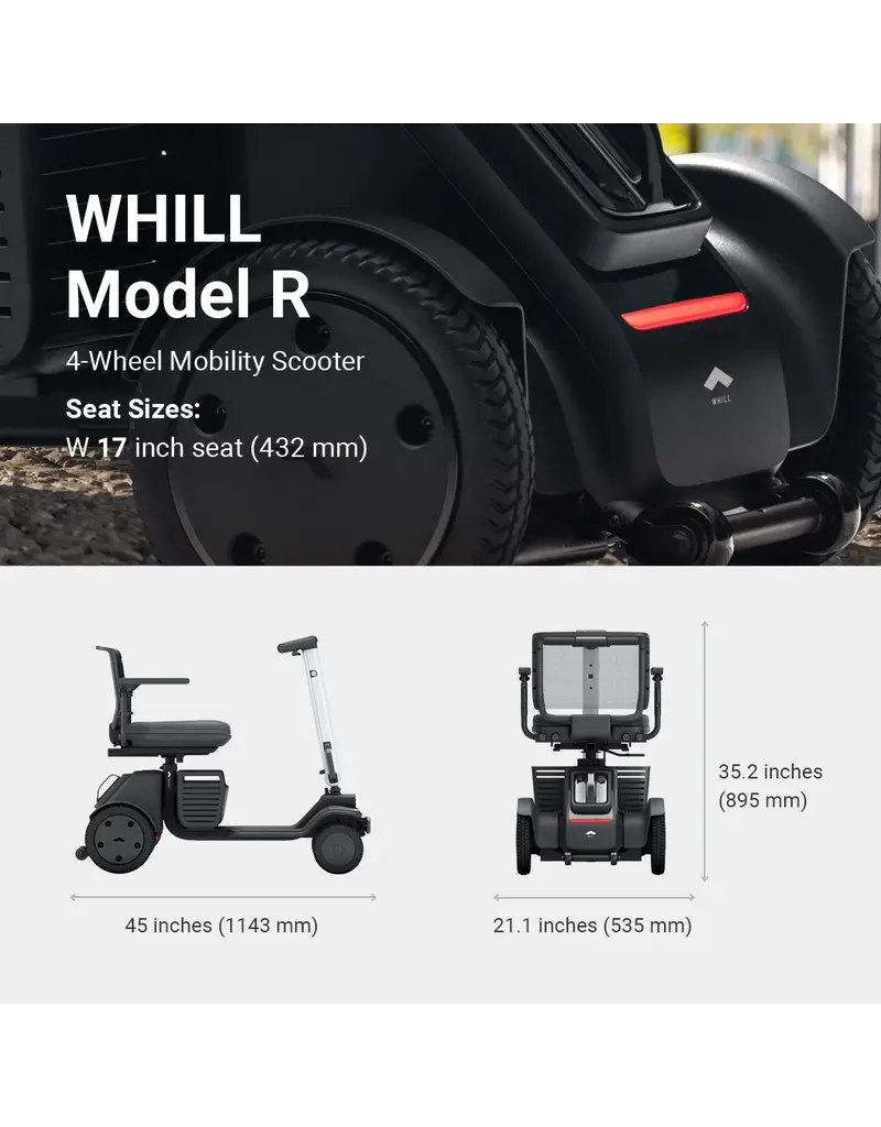 WHILL Whill Model R Series 4 Wheel