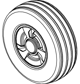 Pride Mobility 6" Caster Wheel for the Jazzy Air 2 Power Chair