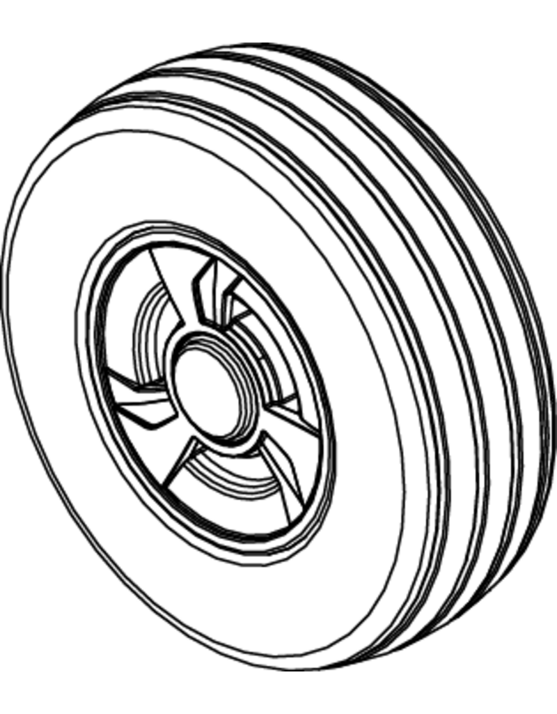 Pride Mobility 6" Caster Wheel for the Jazzy Air 2 Power Chair