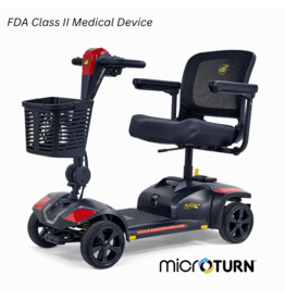 BuzzAround XL+ Micro-Turn 4 wheel