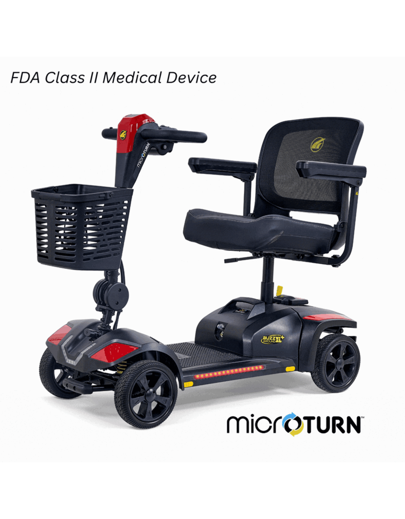 Golden Technologies BuzzAround XL+ Micro-Turn 4 wheel