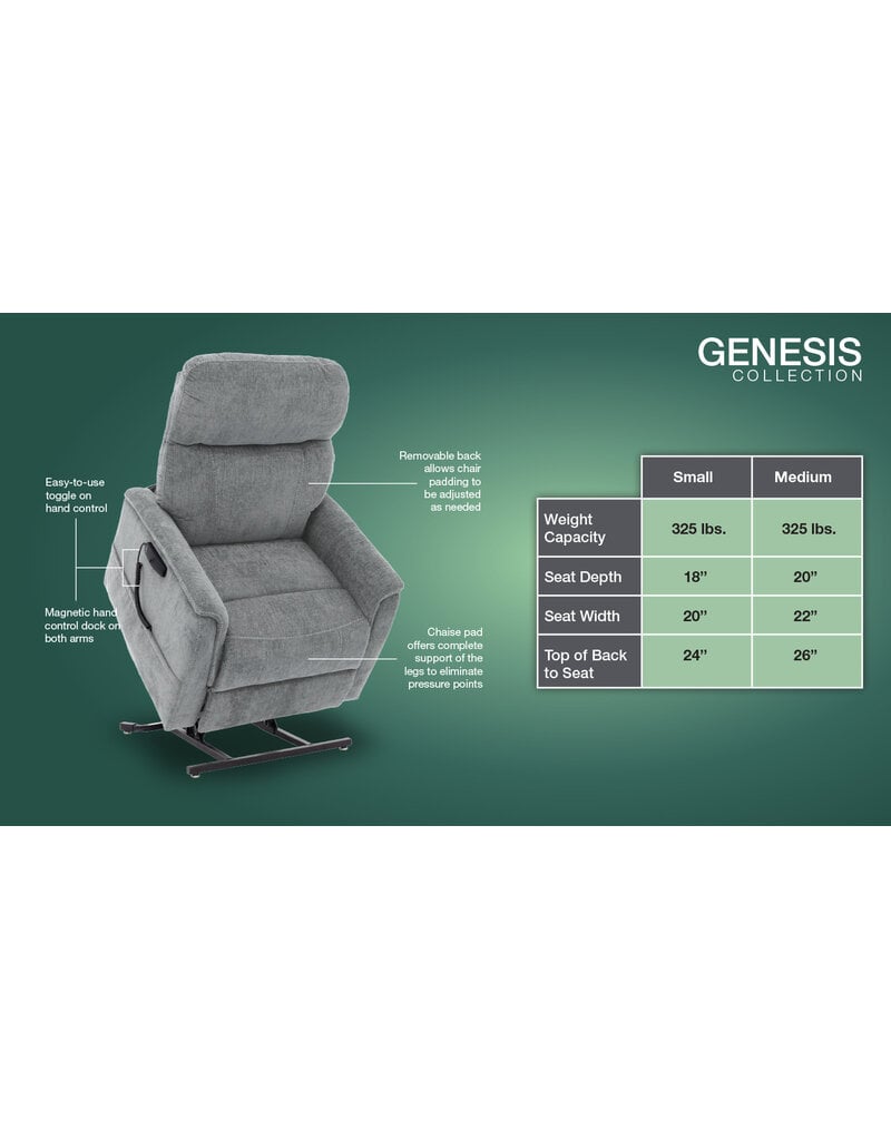 Pride Mobility Sitting Pretty - Genesis Lift Chair