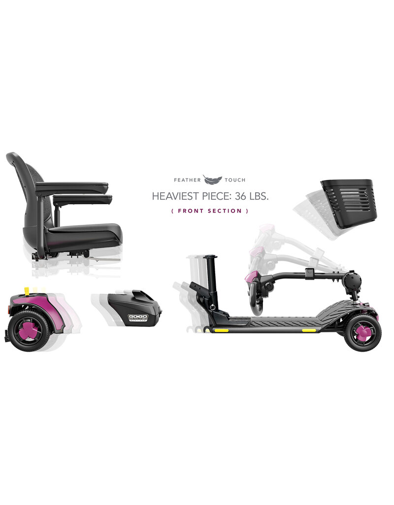 Pride Mobility Go Go® Elite Traveller Gen 3 Platinum, 4-Wheel