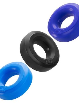 Hunkyjunk Silicone 3 Pack - Tar/Cobalt/Aqua