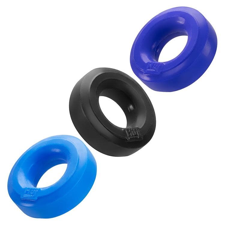 Hunkyjunk Silicone 3 Pack - Tar/Cobalt/Aqua