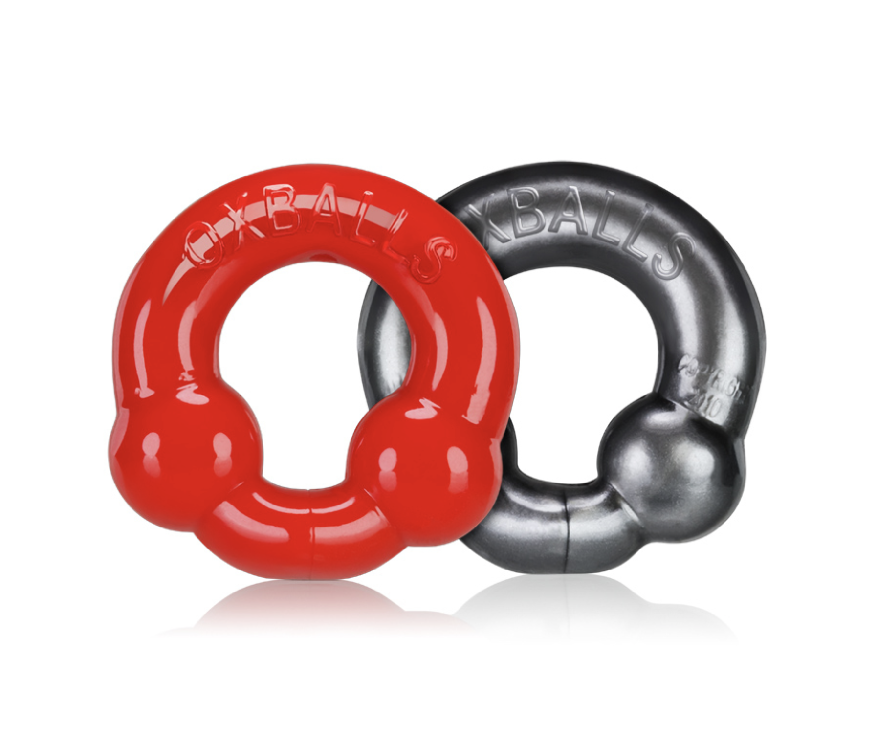 OX Ultraballs 2 pack Steel/Red