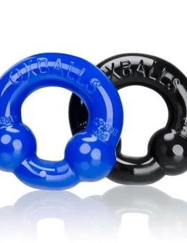 OX Ultraballs 2 pack Black/Blue