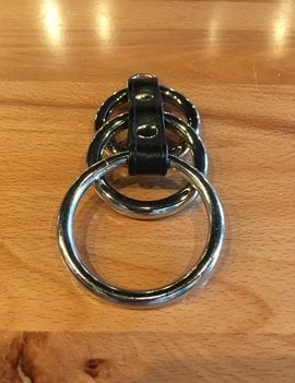 M2M35 3 Gates Metal Cock Ring