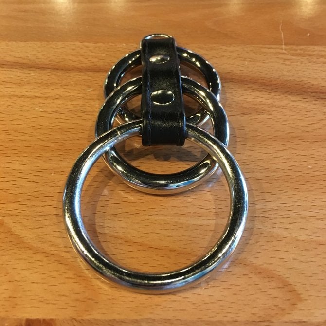 M2M35 3 Gates Metal Cock Ring