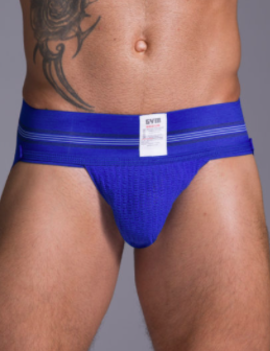 GYM Old School Jockstrap 3" Royal Blue