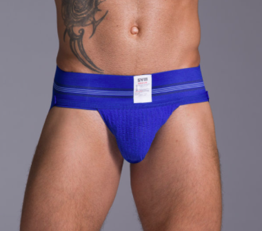 GYM Old School Jockstrap 3" Blue