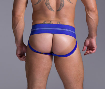 GYM Old School Jockstrap 3" Royal Blue