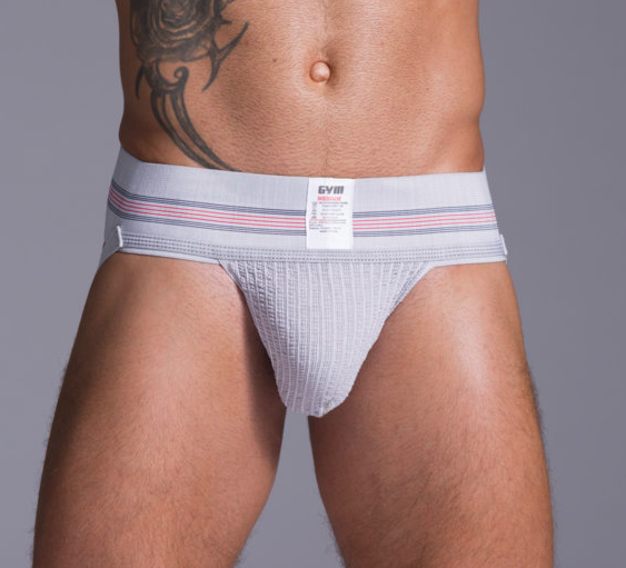 GYM Old School Jockstrap 3" Grey