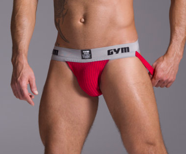 GYM Workout Jockstrap 2" Red